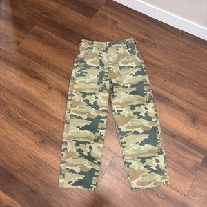 Free People Camo Cargo Pants